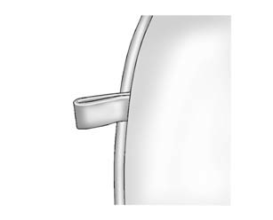 1. Locate the anchor loop on the rear outboard seatback, near the top.
