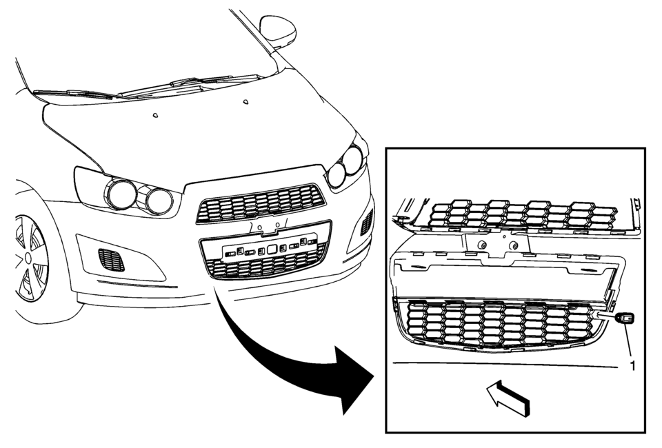 2014 chevy cruze ambient temp sensor location