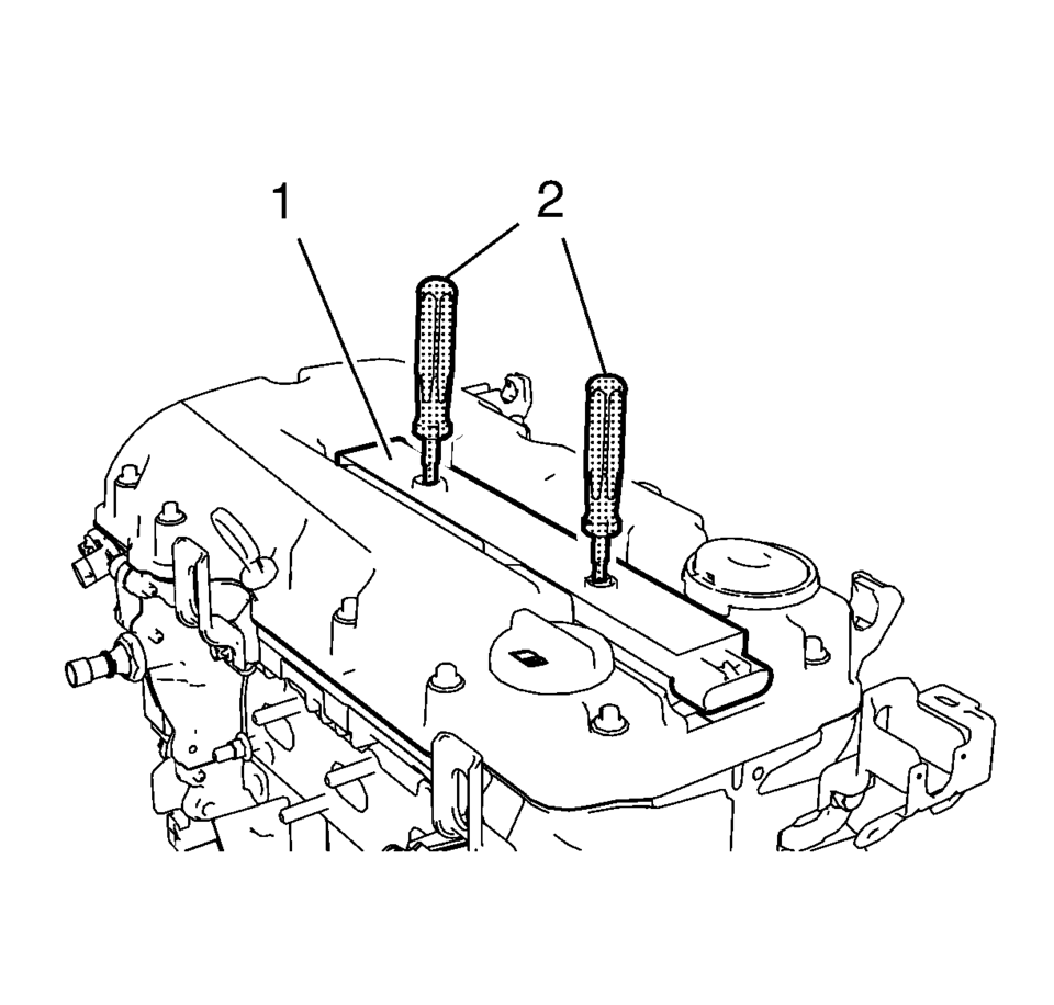 Install the ignition coil (1) and remove EN-6009 remover and installer