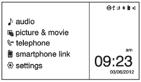 2. Press settings.