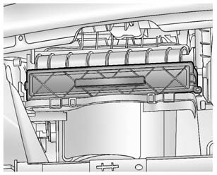 3. Install the new air filter.