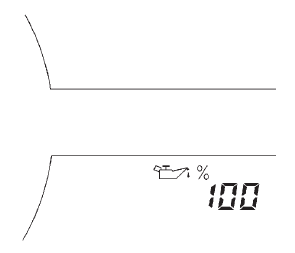 Be careful not to reset the oil life display accidentally at any time other than