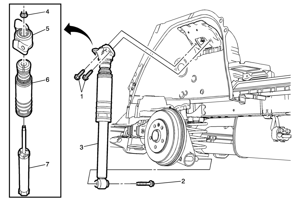 Raise and support the vehicle. Refer to Vehicle Service Manual.