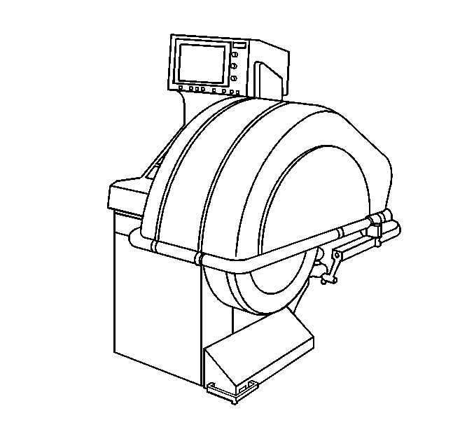 Spin the balancer without a wheel or any of the adapters on the shaft.