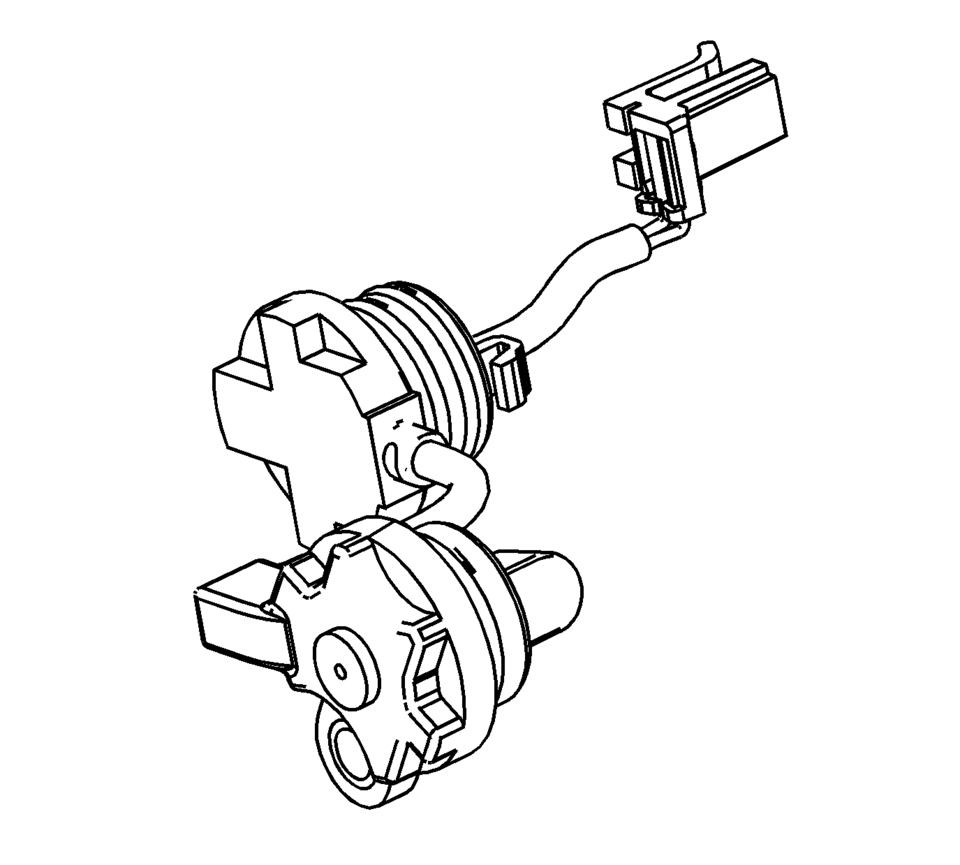 The input speed sensor (ISS) is a hall-effect type sensor. The ISS mounts