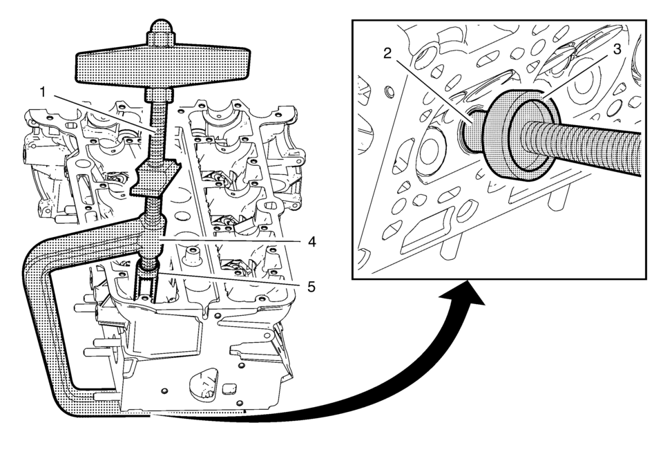 Install the EN-50717?E assembly (1) to the EN-8062 compressor