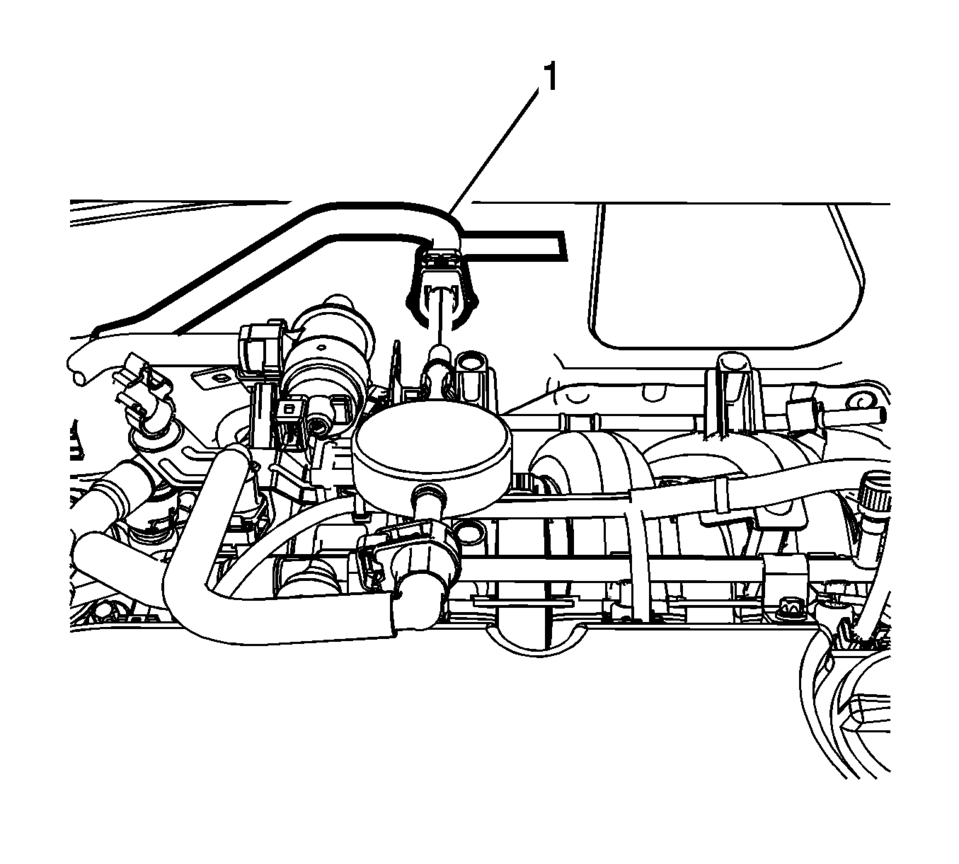 Remove the fuel feed pressure sensor. Refer to Fuel Pressure Sensor