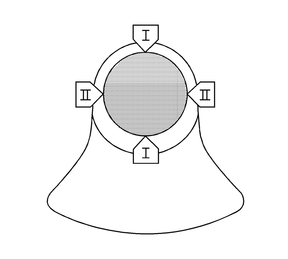 Measure the crankshaft bearing journal diameter at 2 points.