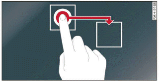 Fig. 8 Touch display: pressing and pulling