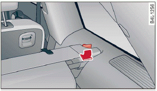 Fig. 79 Luggage compartment: removing and installing the luggage compartment cover