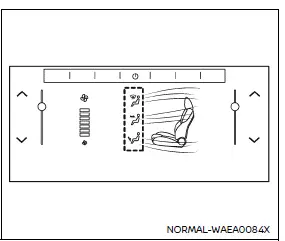 Nissan Armada airflow control visualization screen