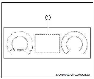 Nissan Armada vehicle information display dashboard overview