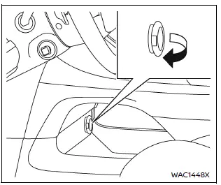 Nissan Armada 12V power outlet location in front console