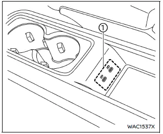 Nissan Armada second row USB charging ports for rear passengers