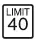 Nissan Armada Speed Limit Assist icon