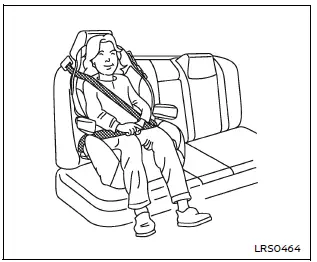 Nissan Armada booster seat correct head support example
