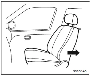 Nissan Armada booster seat placement step 1