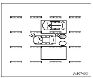Nissan Armada BSW warning during lane change while overtaking