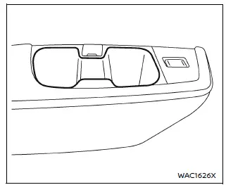 Nissan Armada rear seat cup holders alternative configuration