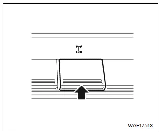 Nissan Armada differential lock mode switch for rear axle