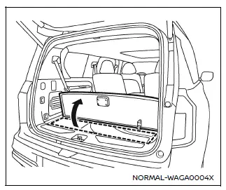 Nissan Armada wheel chocking method for safety during tire replacement