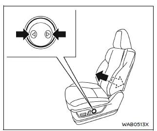 Nissan Armada seat height adjustment Type A control