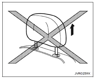 Nissan Armada correct head restraint alignment with ear level