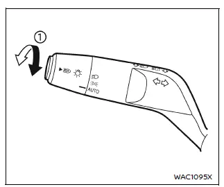 Nissan Armada intelligent auto headlights system example