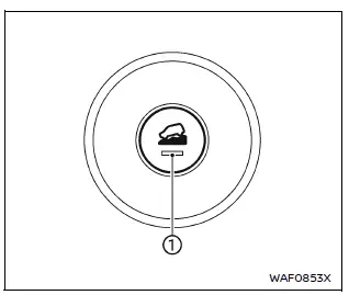 Nissan Armada hill descent control switch and indicator light