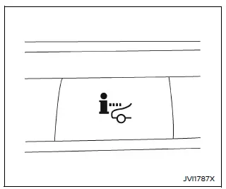Nissan Armada HUD control button and activation interface