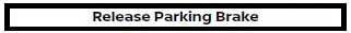 Nissan Armada release parking brake warning icon