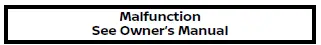 Nissan Armada multi system malfunction warning indicator