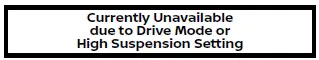 Nissan Armada currently unavailable warning for driver assistance systems