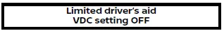 Nissan Armada VDC off warning affecting driver assistance systems