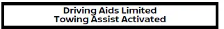 Nissan Armada towing mode disables certain driving aids indicator
