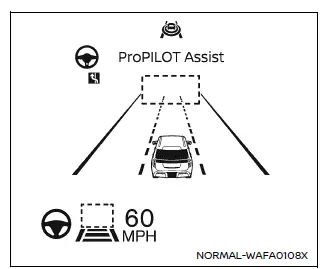Nissan Armada ICC display without vehicle ahead ProPILOT Assist 2.1