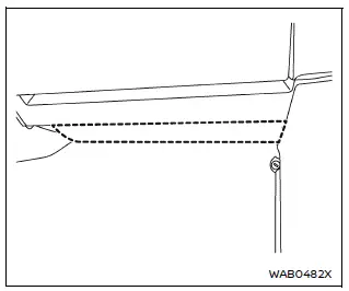 Nissan Armada front passenger knee airbag location knee bolster passenger side