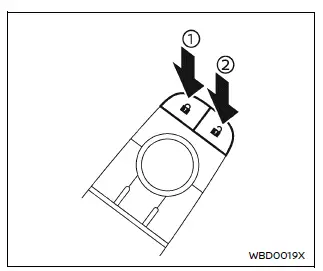 Nissan Armada driver armrest power door lock switch