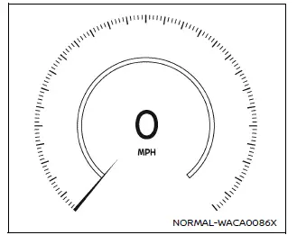 Nissan Armada speedometer display mph kmh