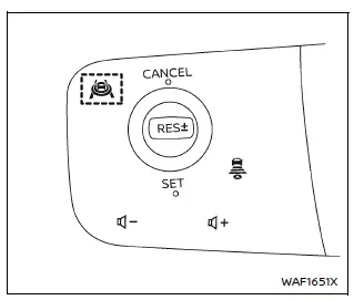 Nissan Armada steering wheel for ProPILOT Assist system with single antenna configuration