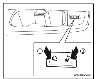 Nissan Armada seat reset procedure control switch sequence