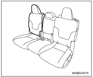 Nissan Armada incorrect uneven seatback recline for child restraint