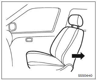 Nissan Armada forward facing child seat installation front passenger seat step 1