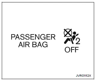 Nissan Armada airbag status light check with child seat installed front passenger