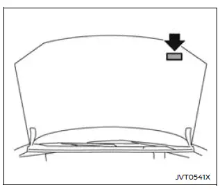 Nissan Armada emission control label location