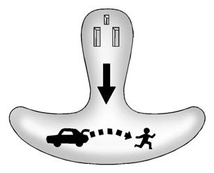 There is a glow-in-the-dark emergency trunk release handle on the underside of