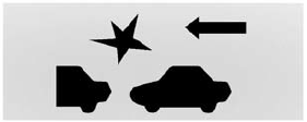 The forward collision alert comes on when following a vehicle much too closely.