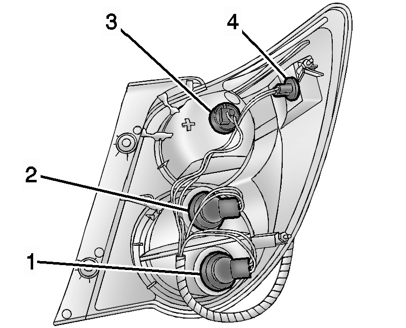 Sedan Taillamp Shown, Hatchback Taillamp Similar